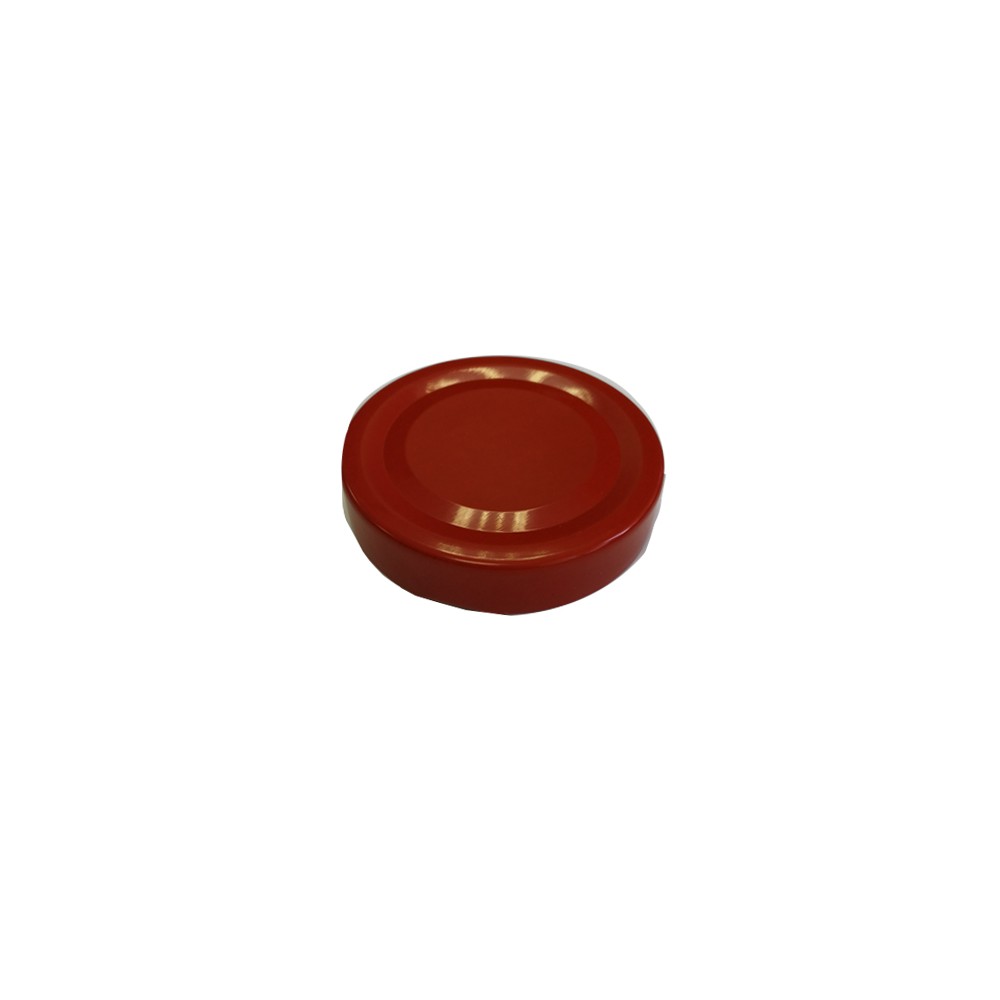 63mm Twist-Off Lid (Plain Red Deep) x 10qty.