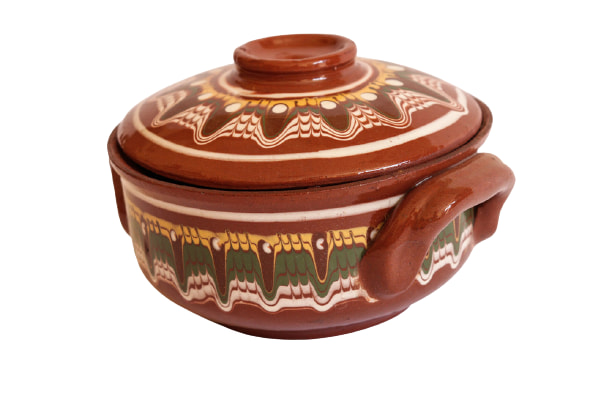Small Baking Pot Troyan Patterned - 0.650ml